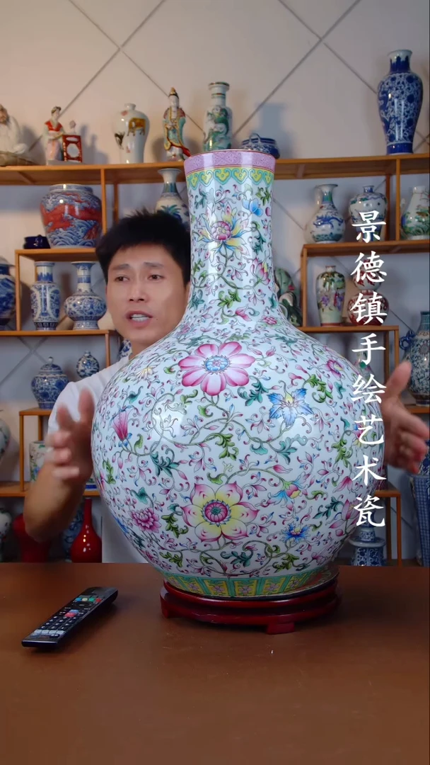 摆件景德镇手工手绘陶瓷摆件62