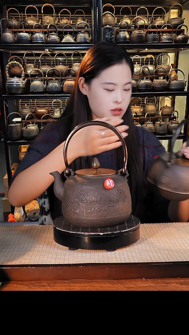 砂铁手工壶日本回流壶-红74