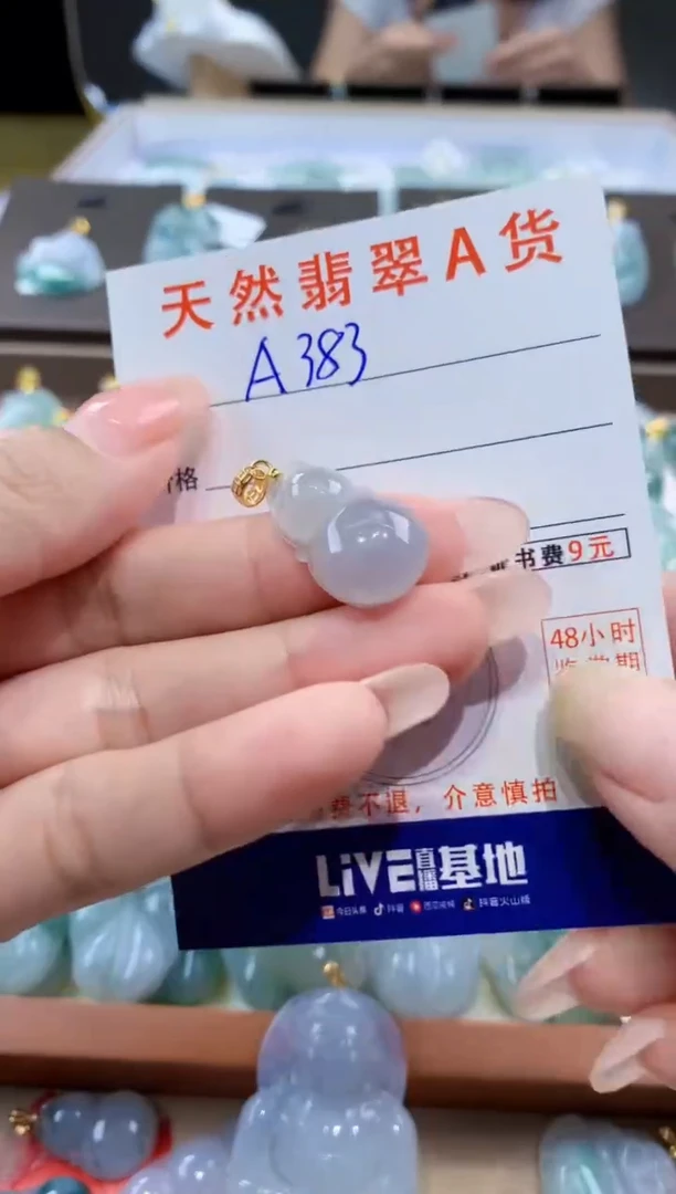 颈饰未镶嵌翡翠天然缅甸翡翠A货挂件