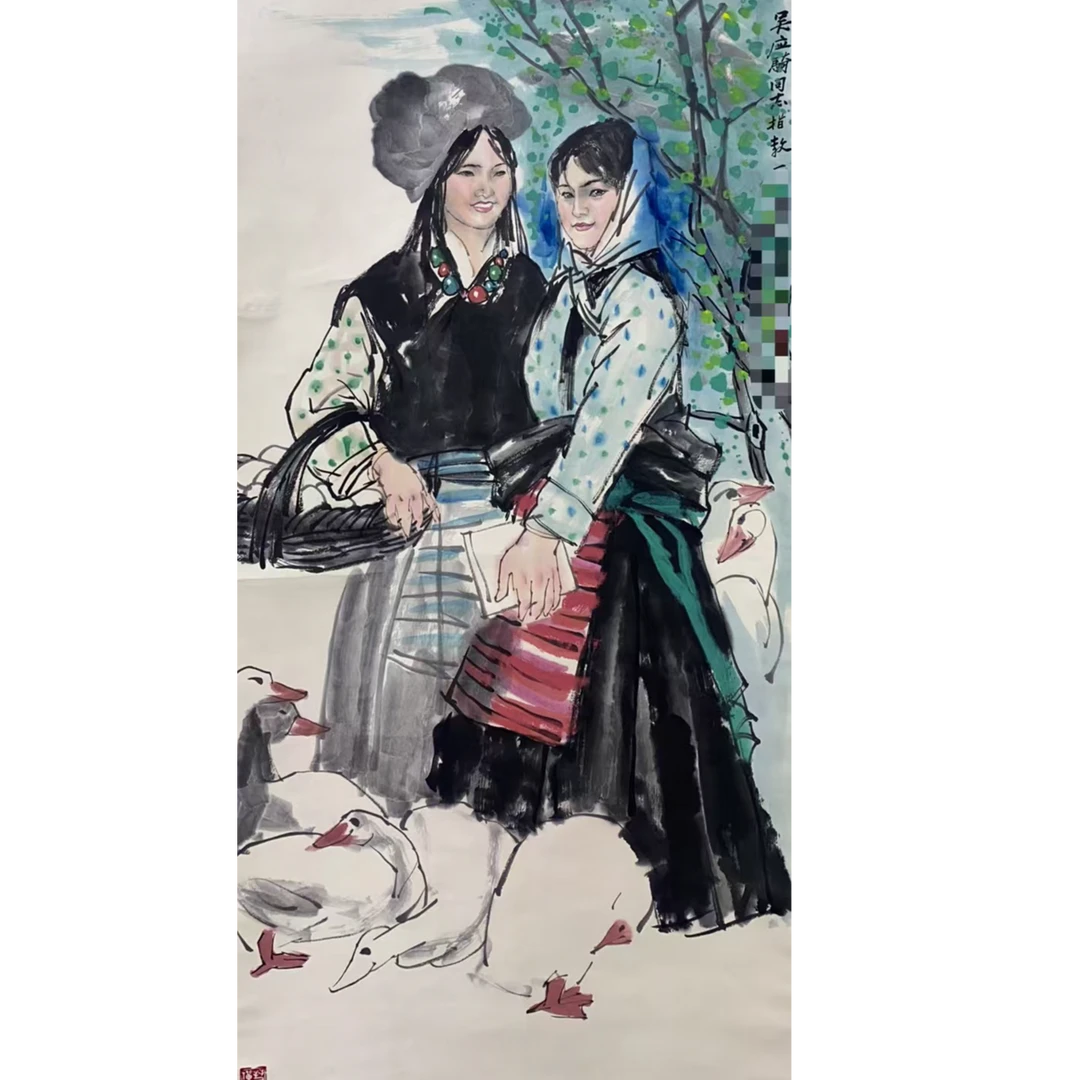 史L款人物立轴135   65  7.9平尺