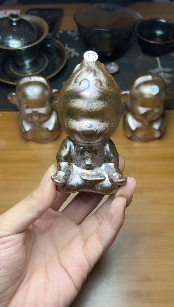 茶盏女匠罗希厚胎茶宠