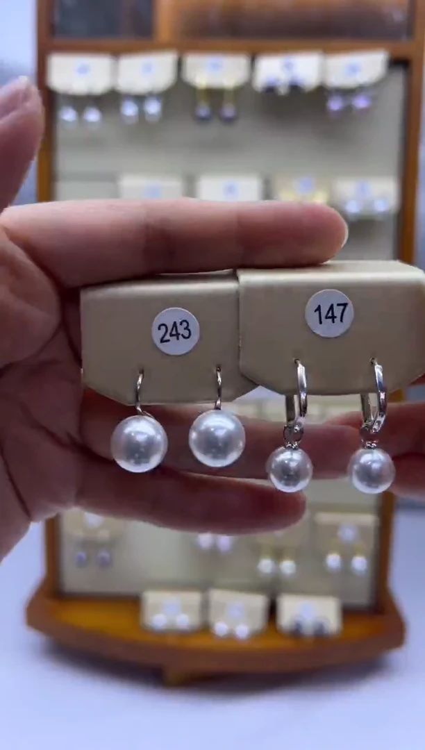 未镶嵌耳饰淡水珍珠243+147