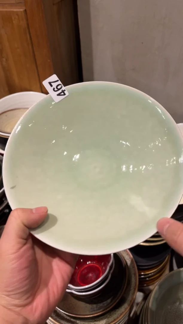 【闪购商品】瓷片467特惠窑变菜盘2只