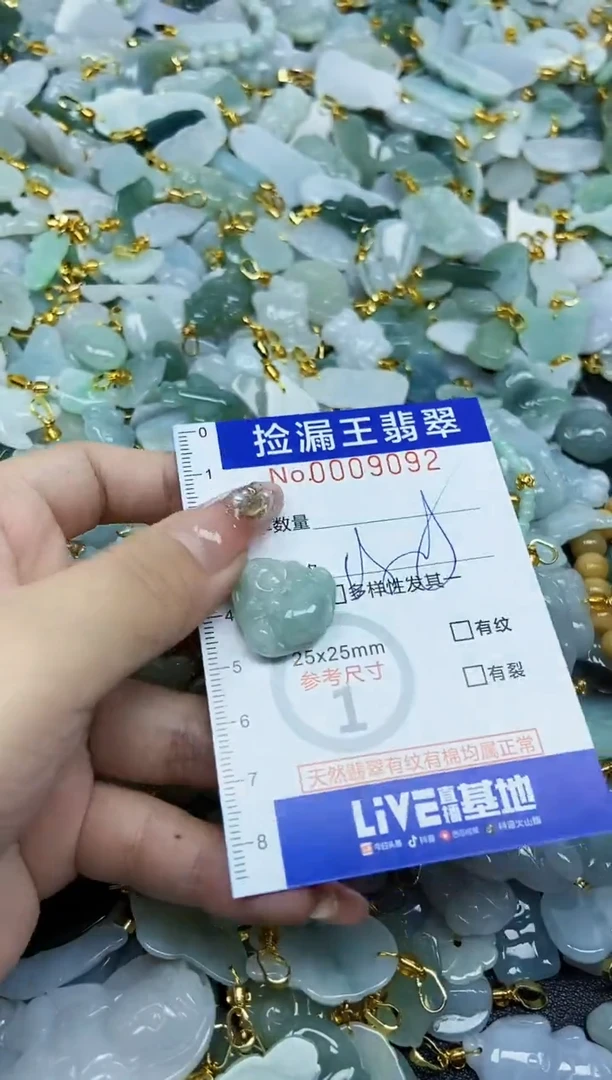 翡翠未镶嵌颈饰天然A货翡翠