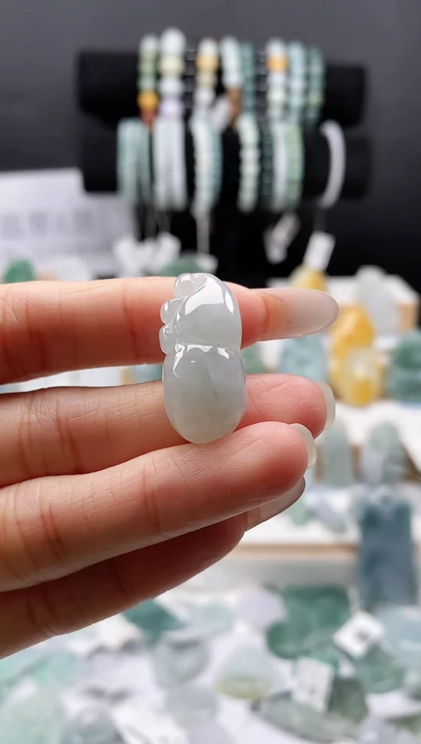 吊坠(不含链)未镶嵌翡翠8葫芦