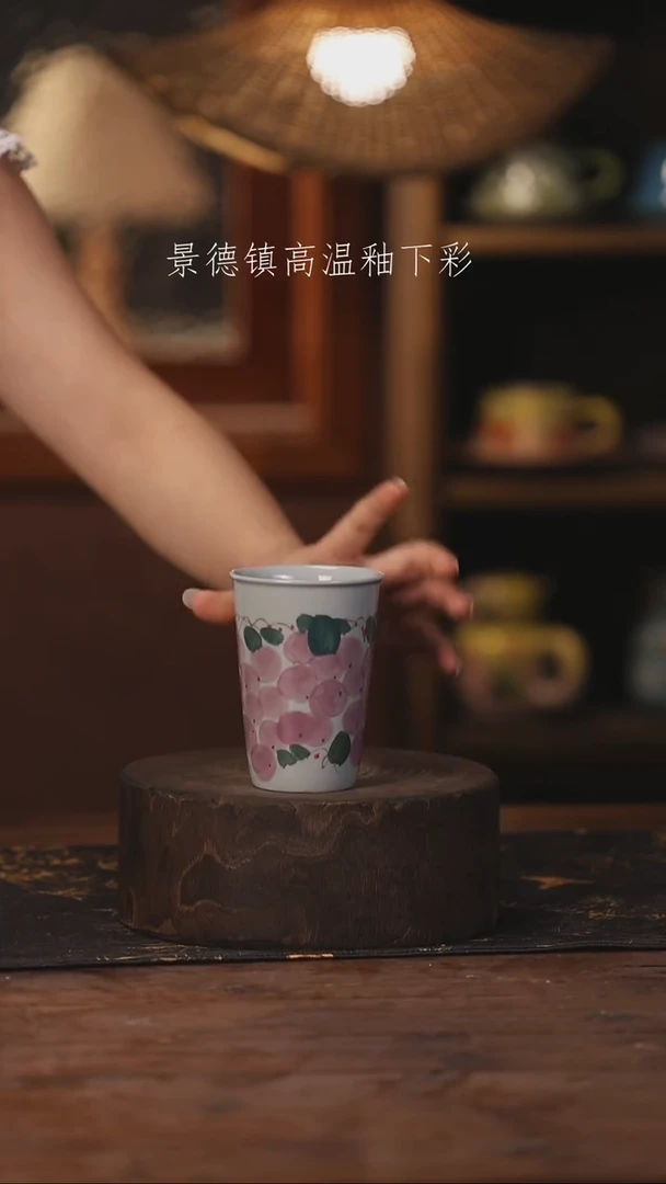 陶瓷景德镇高温釉下手绘陶瓷205