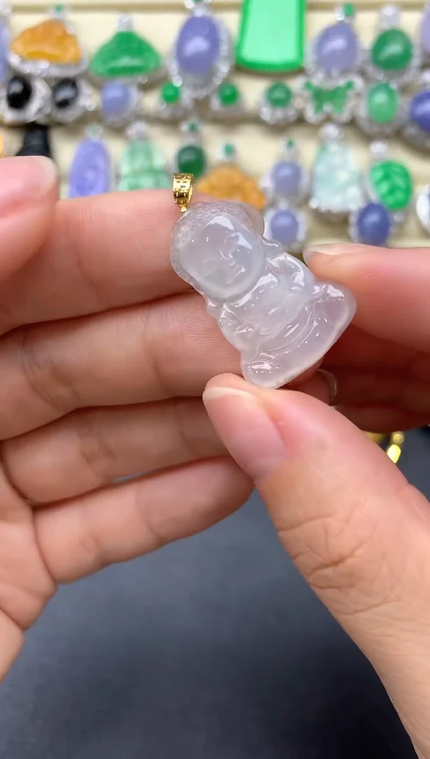 【闪购商品】翡翠颈饰18K金镶嵌47-中国好珍宝