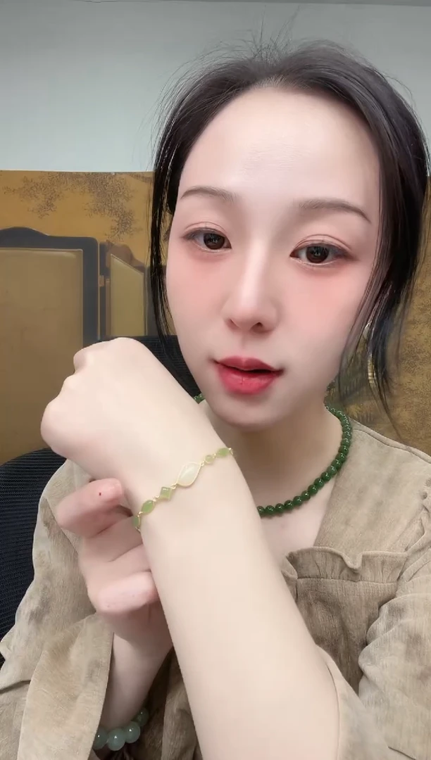【闪购商品】和田玉手链银S925镶嵌00000