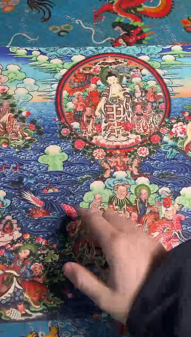 卷轴画路路的唐卡tk160