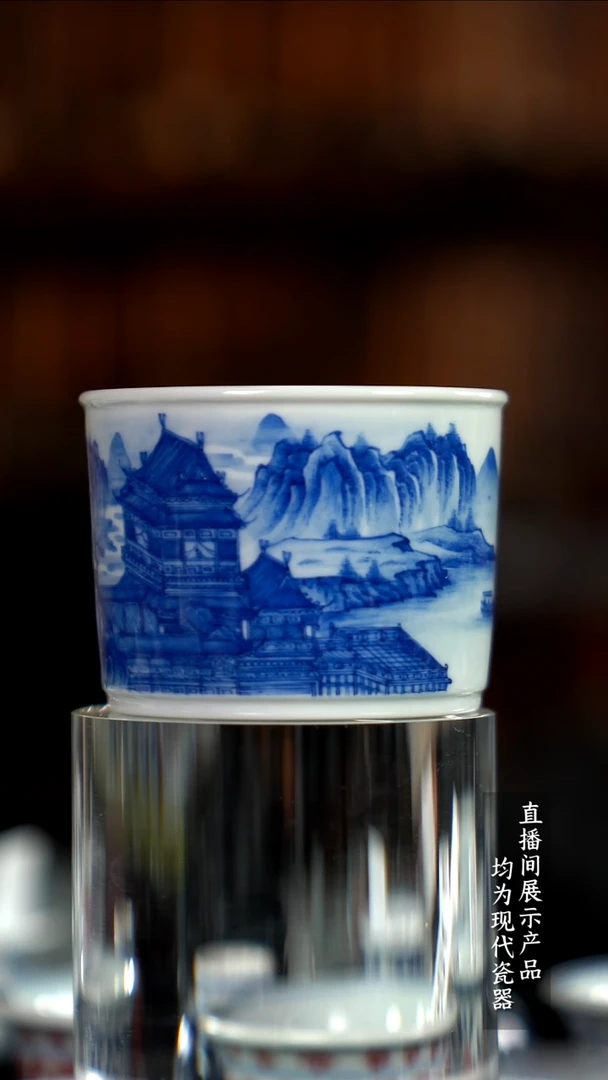 Y244诚意十足的直播间 茶具