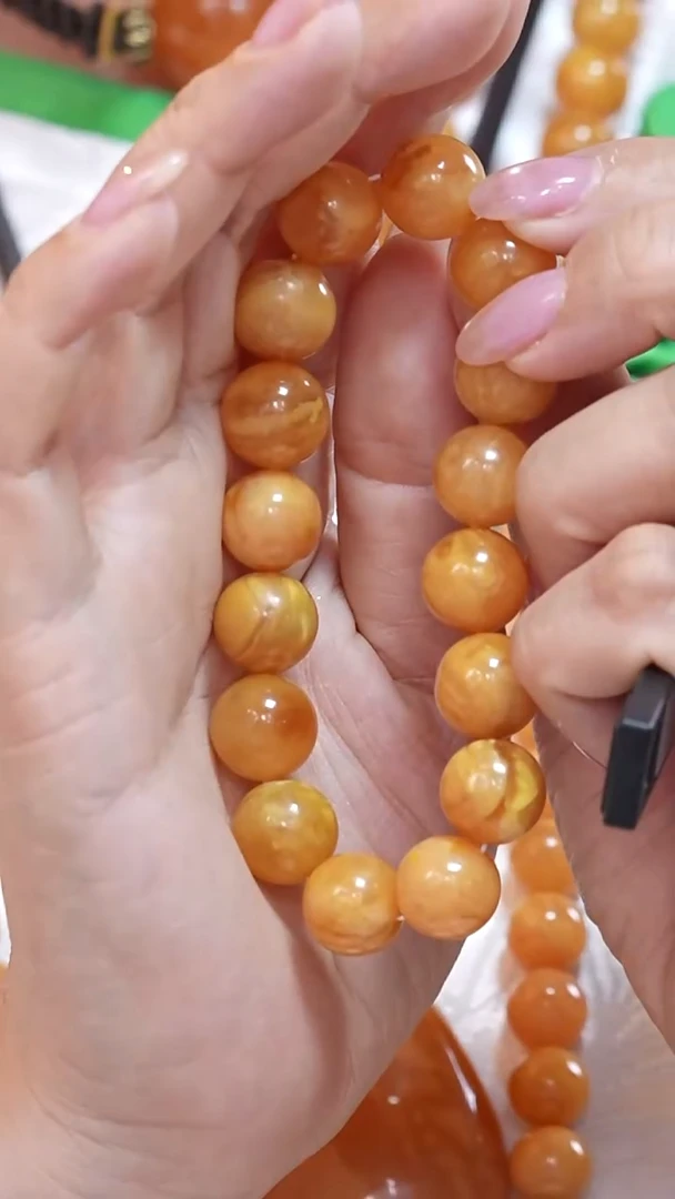 蜜蜡颈饰未镶嵌8570天然蜜蜡珠宝奇石云端妖孽全部保真