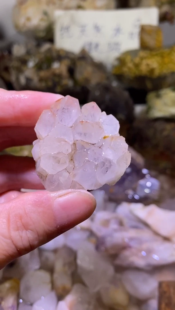 未镶嵌珠宝半成品水晶79号四川美姑超七花园水晶