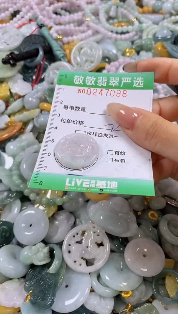 翡翠未镶嵌颈饰闪购0247098