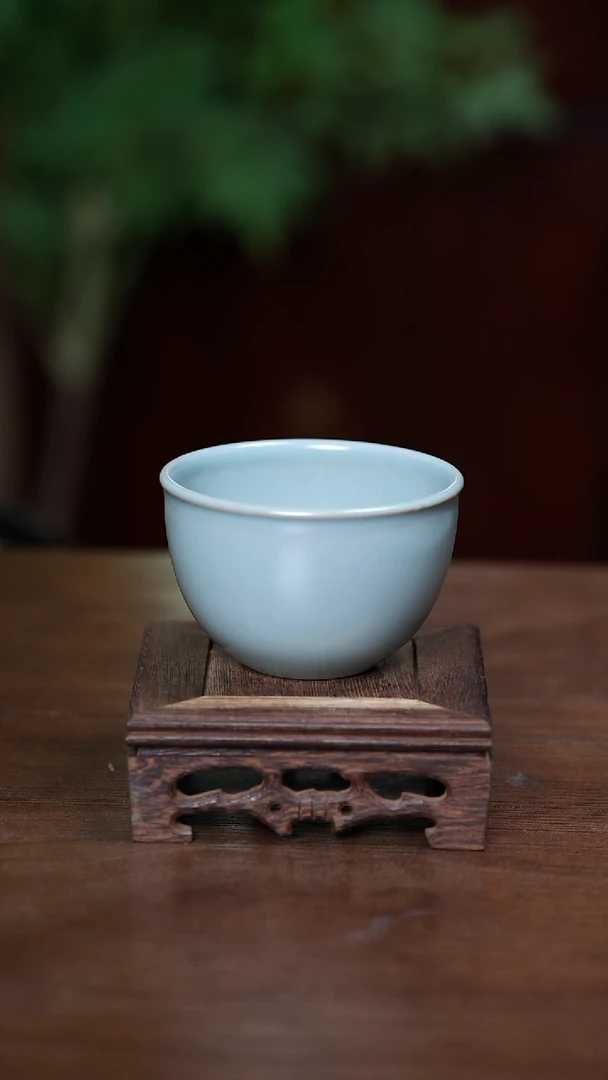 【闪购商品】L·宝丰宋官窑汝瓷鸡缸杯