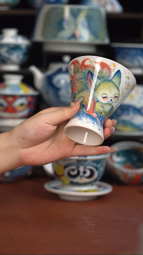 昨明陶瓷   墨渊微瑕