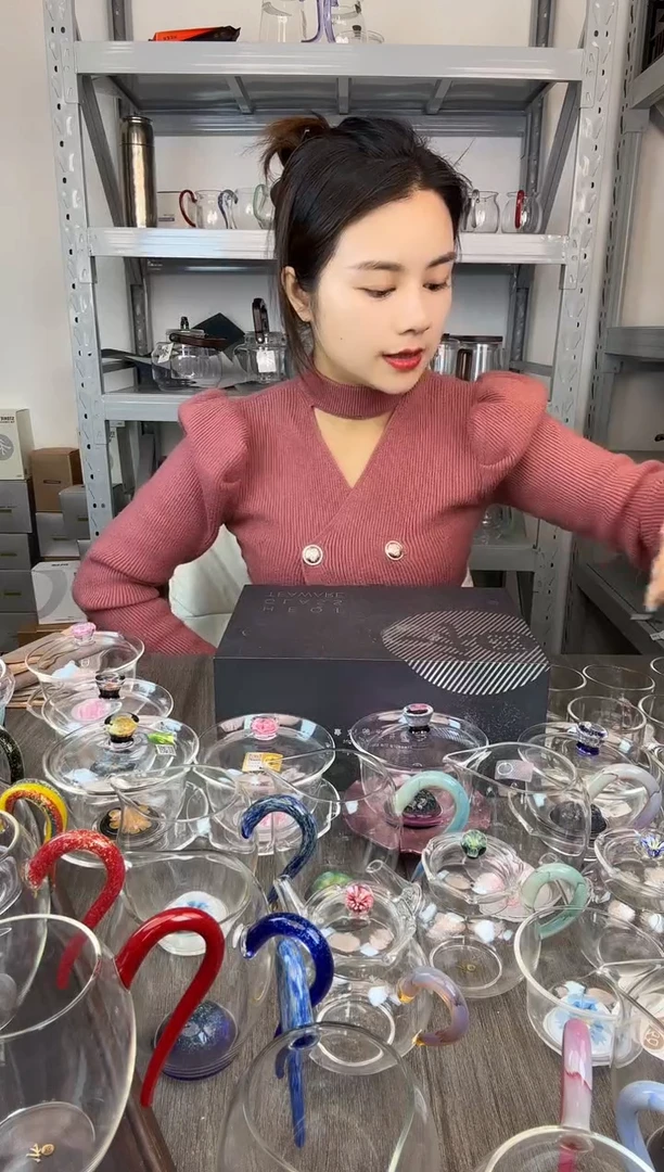 禾器 奉珠茶漏浅紫色孤品