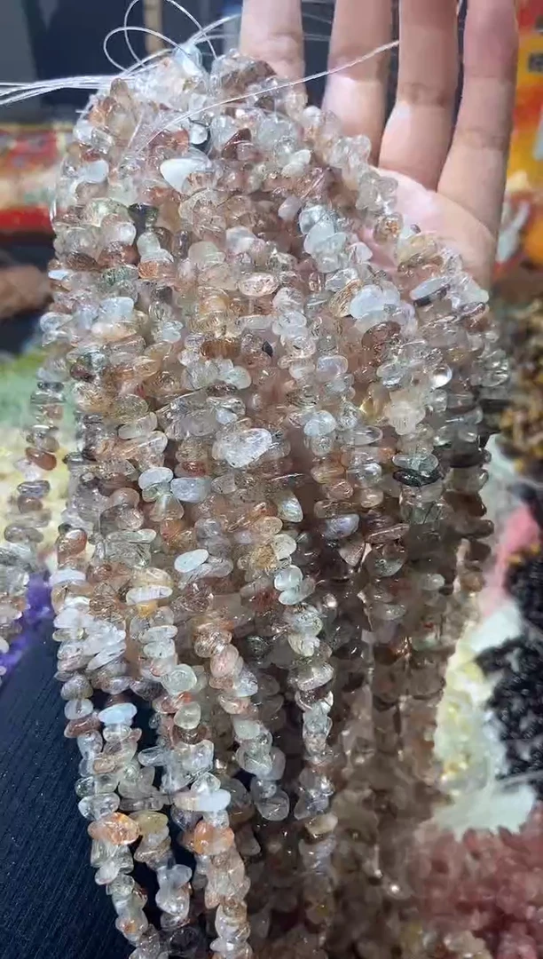 【闪购商品】水晶珠宝半成品未镶嵌黑金超七