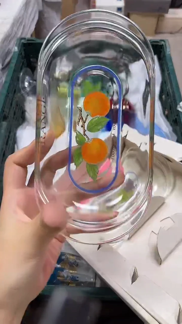 手工艺品玻璃橙*梨339精美产品感谢选购