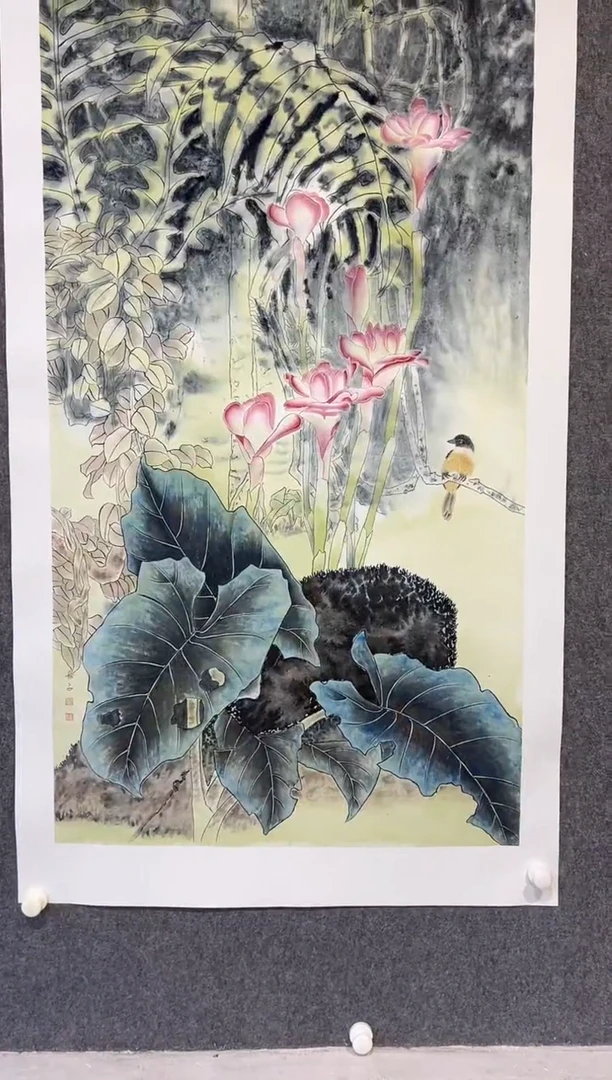 国画高喜占-8平尺-国画作品