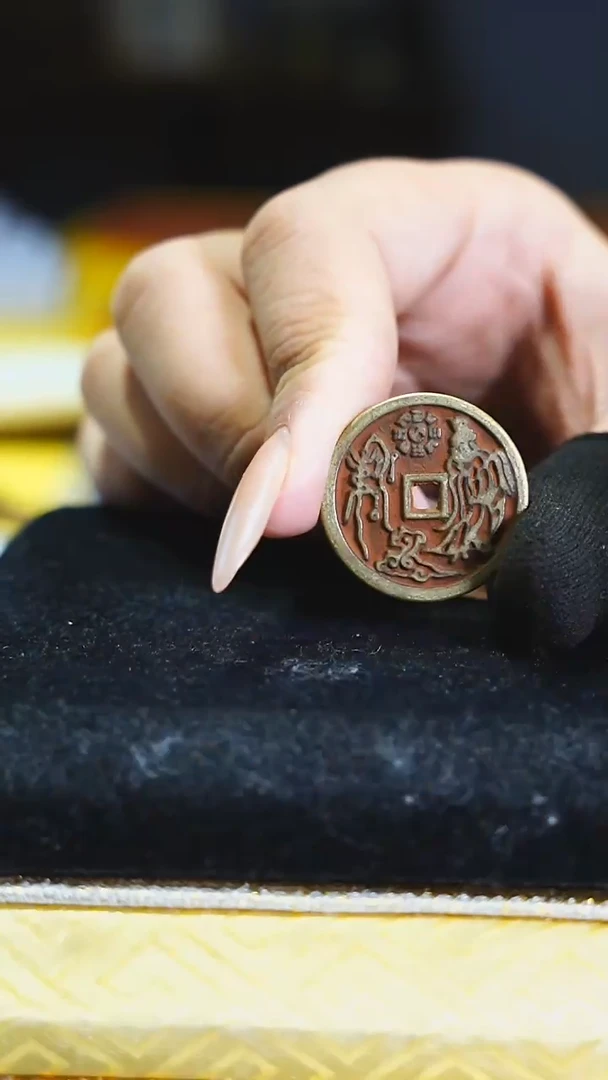 铜小的方孔的老君--5839