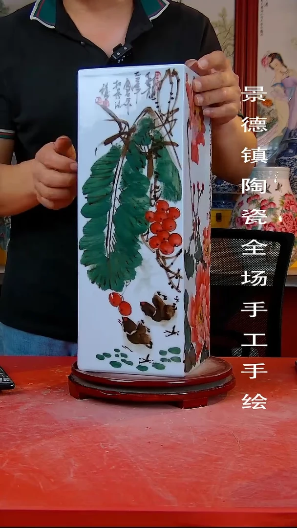 摆件手景德镇陶瓷 全场手工绘14