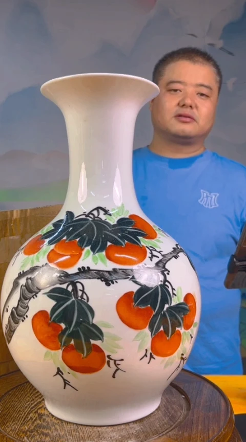 摆件景德镇陶瓷青花摆件75