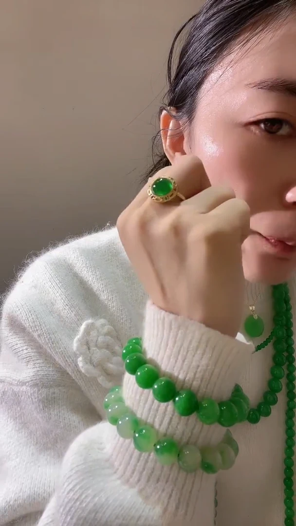 无非金属diy蛋面戒指