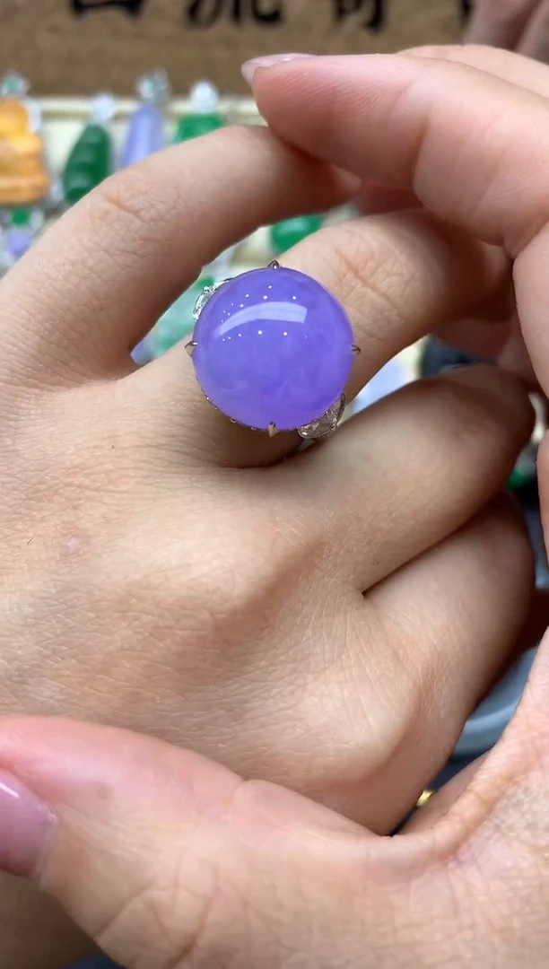 【闪购商品】翡翠戒指18K金镶嵌586-中国好珍宝