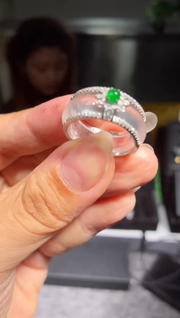 银S925镶嵌定制石英质玉66多样性发货（发其一）