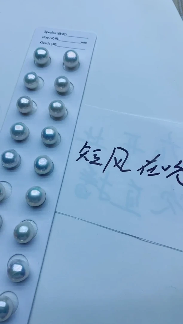 银S925镶嵌耳饰淡水珍珠耳环多样性发其一 短风吹