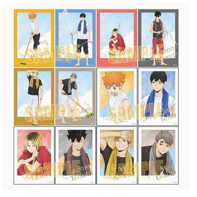 【日谷代拆】排球少年 打扫泳池 烫金 相卡 拍立得