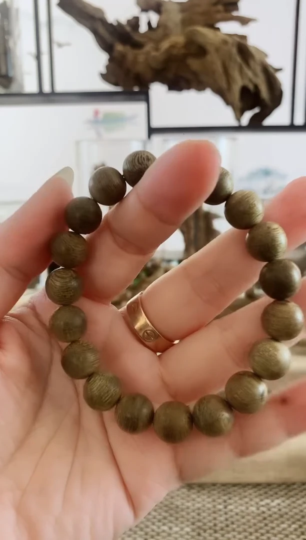 沉香手串文莱陈年老料11MM单圈