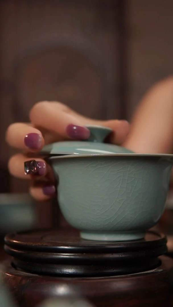 瓷片原产地原矿釉汝瓷