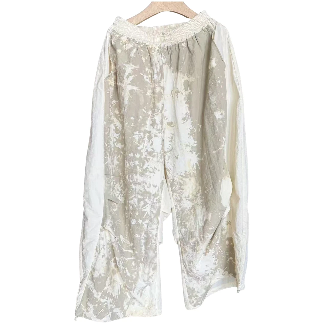 韩国夏季超软扎染裤子鎏金岁月