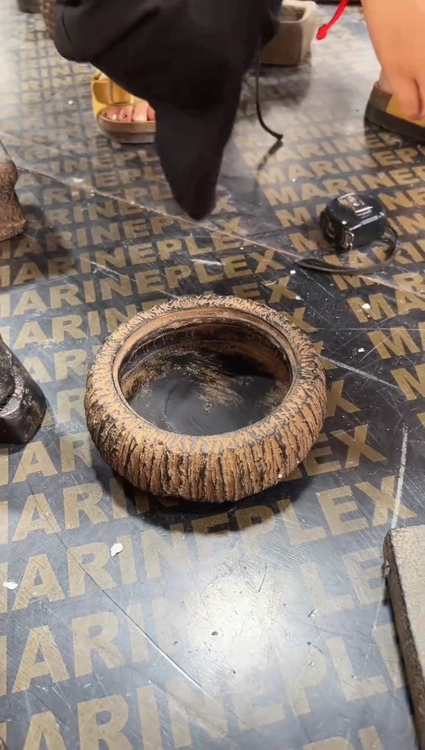 陶土丨侧面孔洞小圆盆