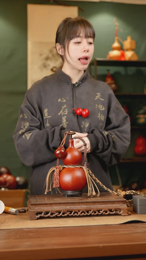 158号精品天然大漆酒葫芦一物一拍~