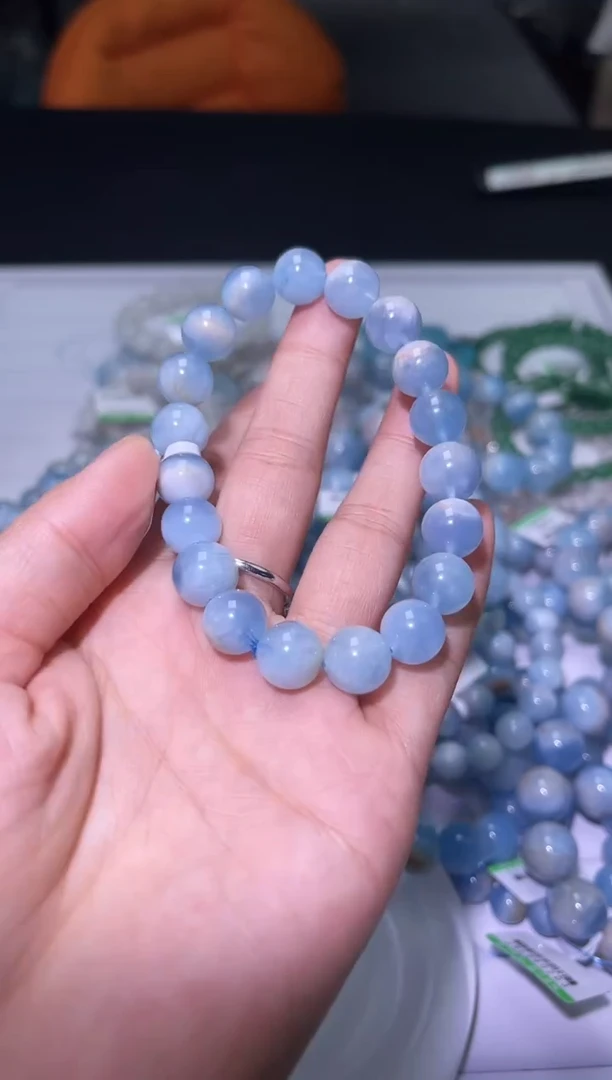 1海蓝宝石（处理）J096-海蓝宝单圈-多样性发其一