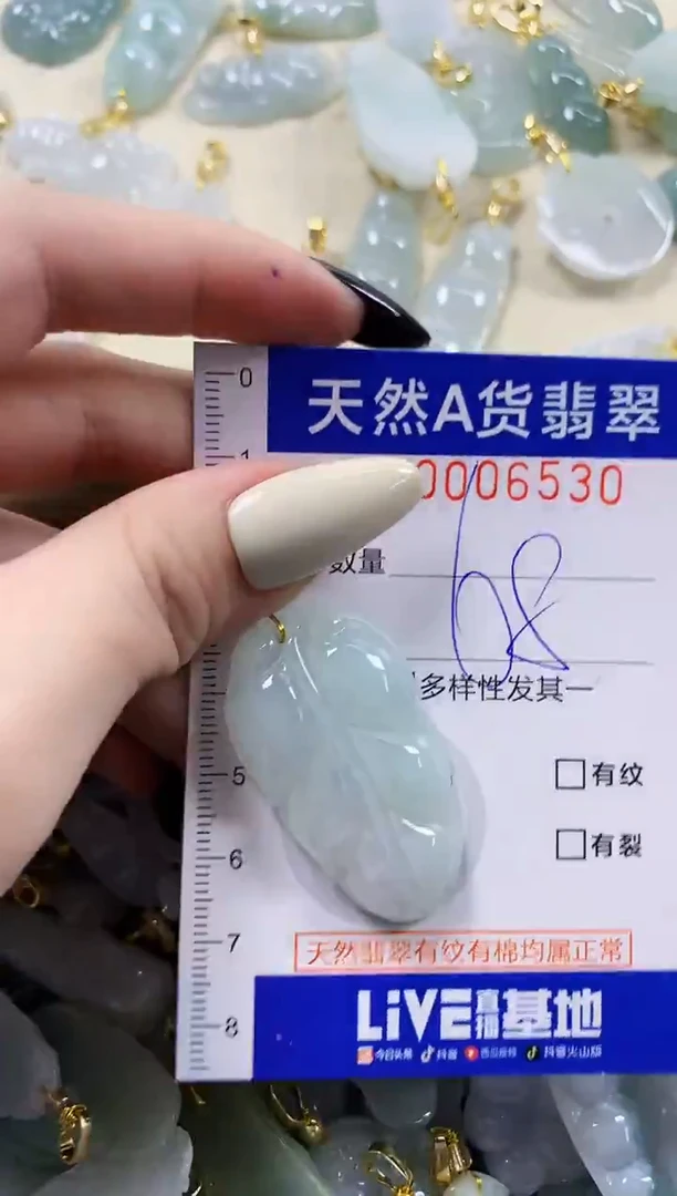 颈饰未镶嵌翡翠k****7天然A货翡翠