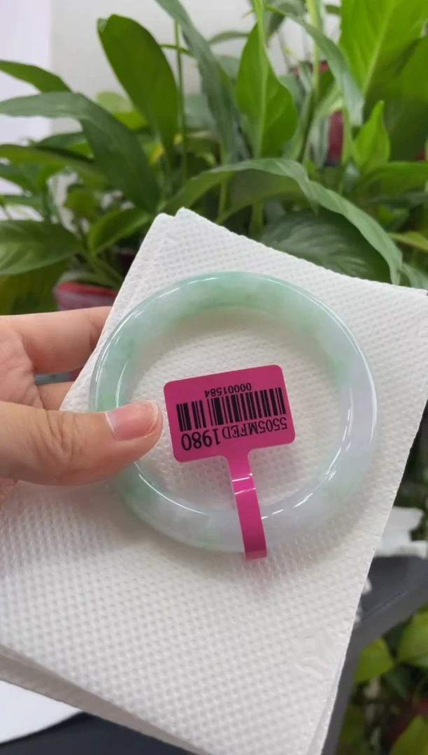 翡翠手镯未镶嵌073手镯55.6