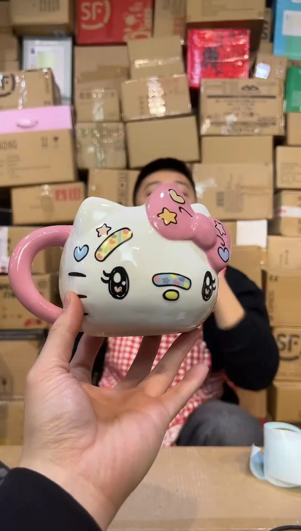 【闪购商品】杯陶瓷创可贴kt头杯