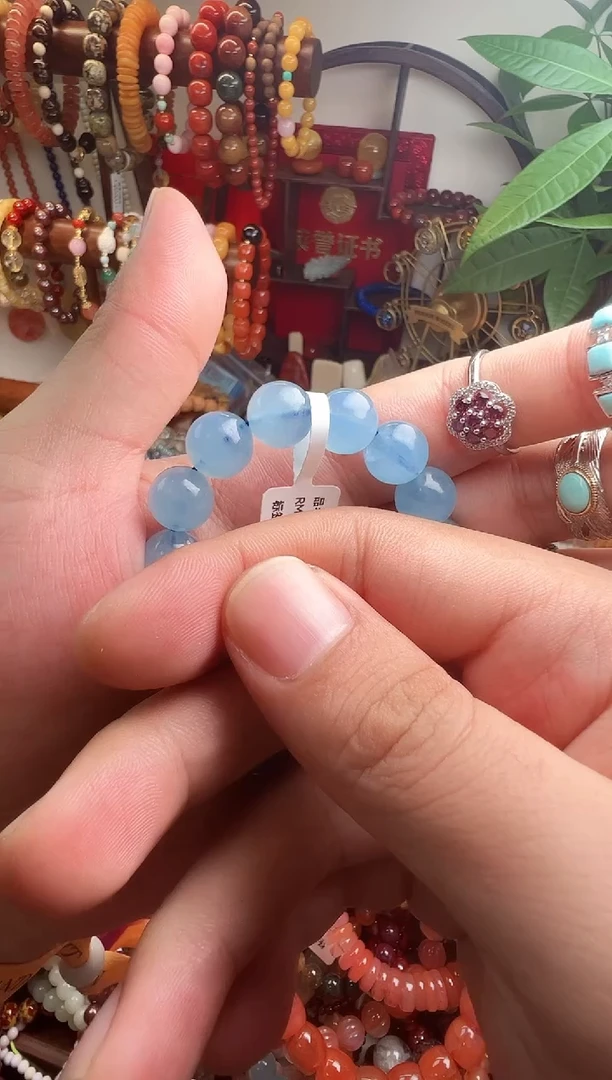 未镶嵌手链海蓝宝石陌*念一物一件）005653