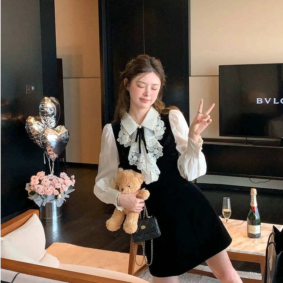 【丽丽雅】千金公主法式甜美气质集合套装