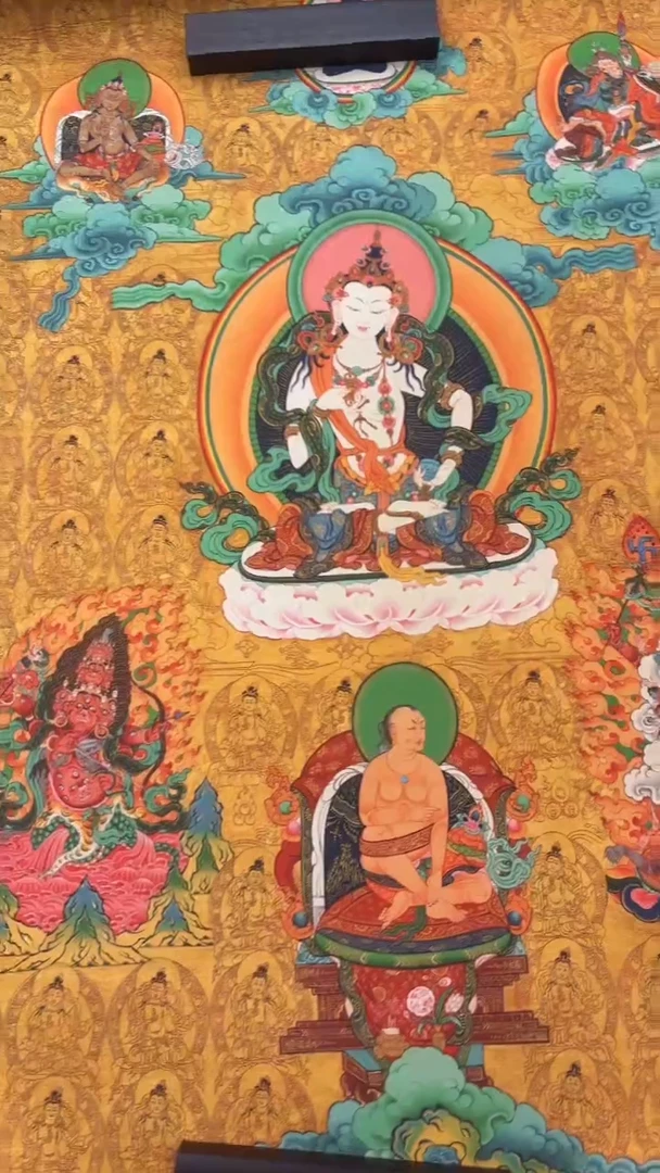 装裱画唐卡藏艺阁高端绘画作品TK16097