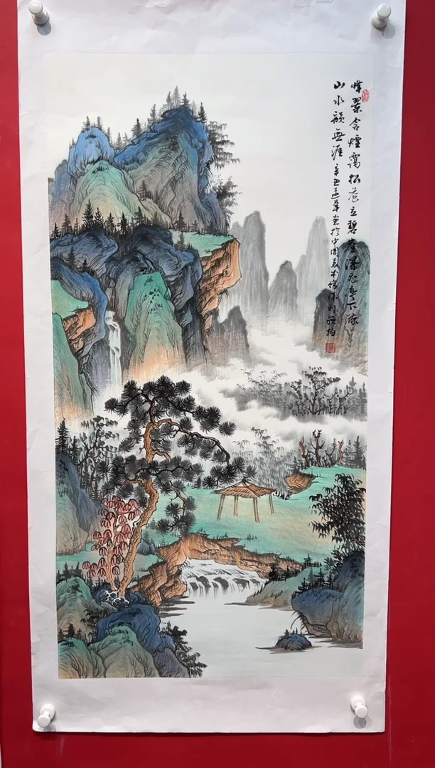 国画画家陆远华纯手绘原作