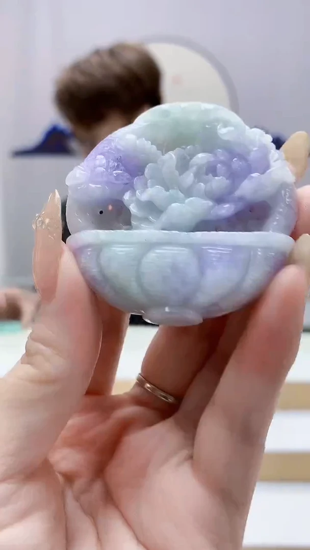 未镶嵌定制翡翠5159DD-毛货挂件63