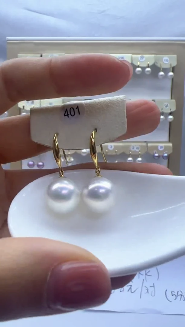 【闪购商品】淡水珍珠耳饰银S925镶嵌401
