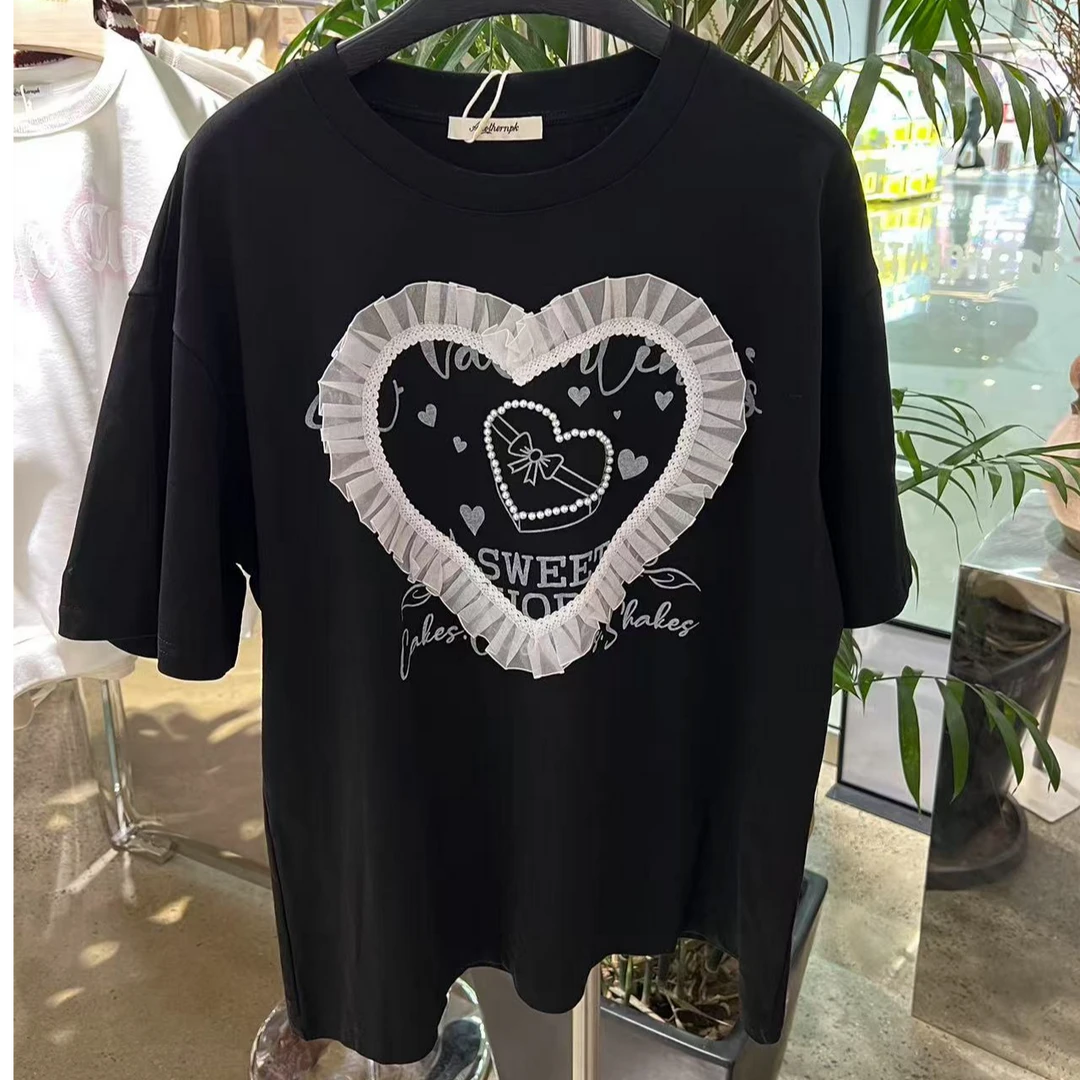【113#门店新品】爱心短袖AD121X8320