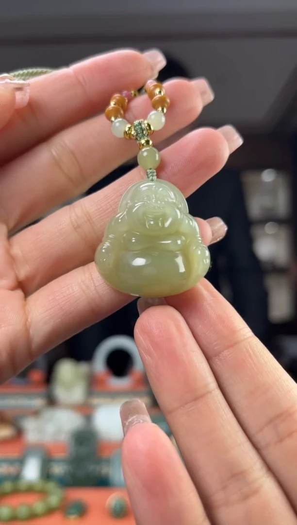 【闪购商品】和田玉颈饰未镶嵌佩佩30mm左右