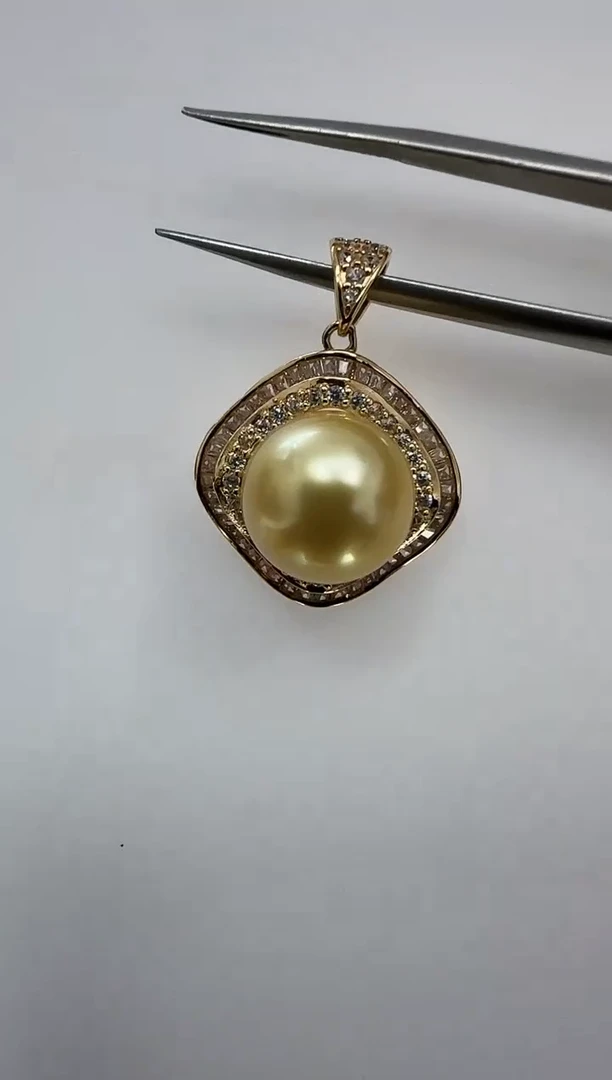 【闪购商品】海水珍珠DA银S925镶嵌j237 珍珠11