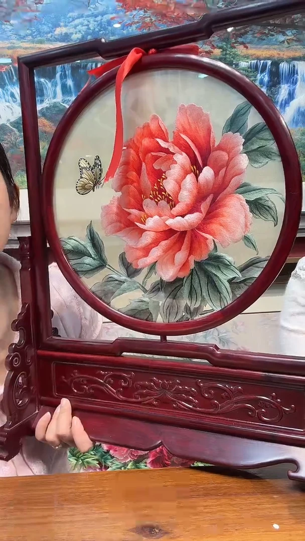 横款 横款闵丹红刺绣工作室 精品手工苏绣双面绣